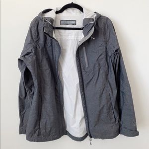 Lightweight Gray Rain Coat
